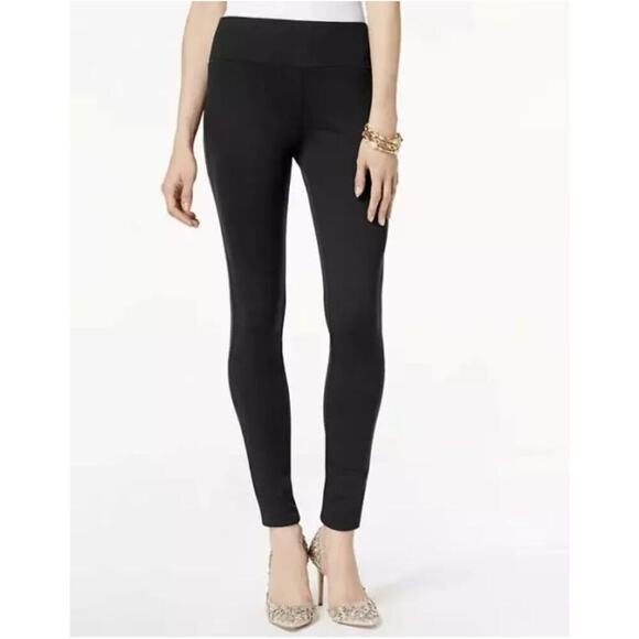 INC Women's Petite Deep Black Seamless Leggings Size 2PS NWT - Picture 1 of 6